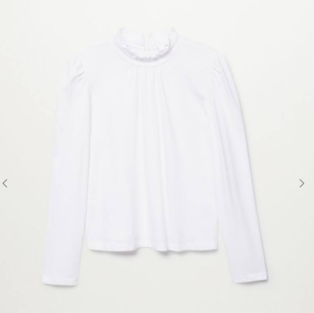 Long sleeve cotton t-shirt